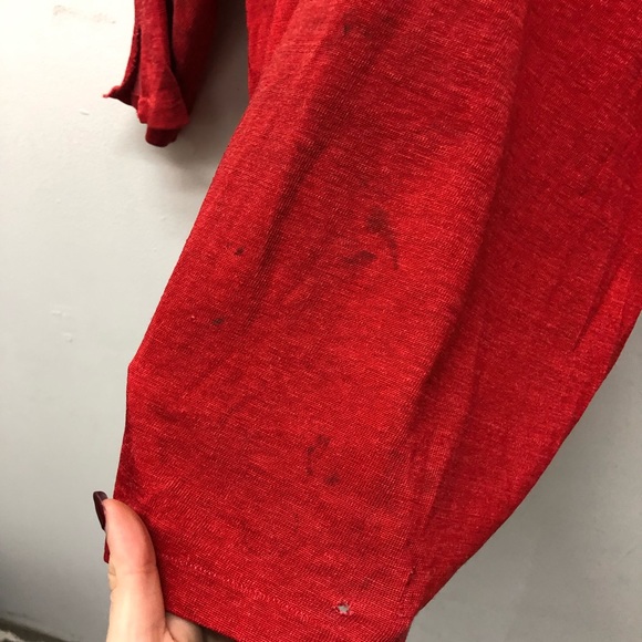 Vintage Yamaha T-shirt 1970's Red Size XS - Picture 2 of 9